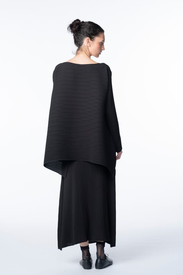 Jupe 6685 - plis - 990BLACK - 10260710685