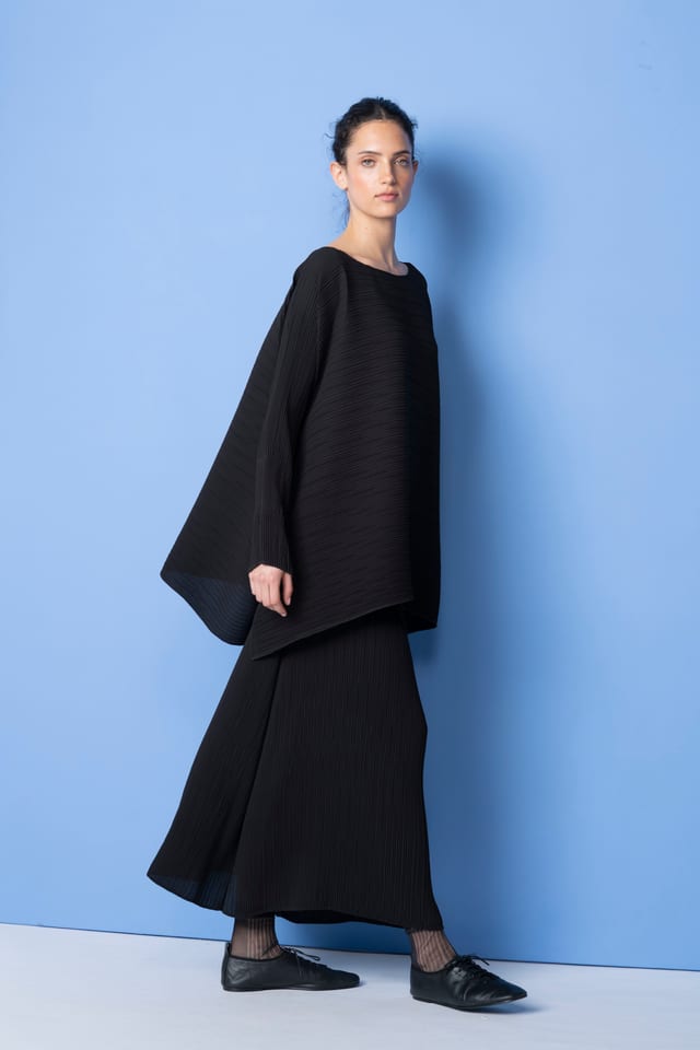 Skirt 6685 - Pleats - 990BLACK - 10260710685