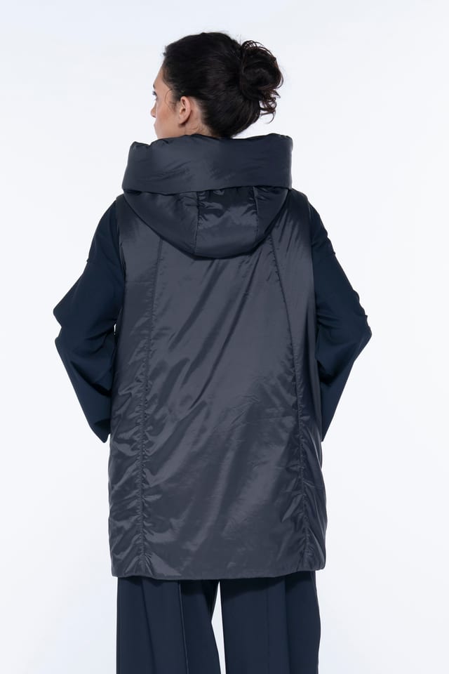 Vest 6690 - Padded outdoor taffeta - 490NAVY - 10260710690