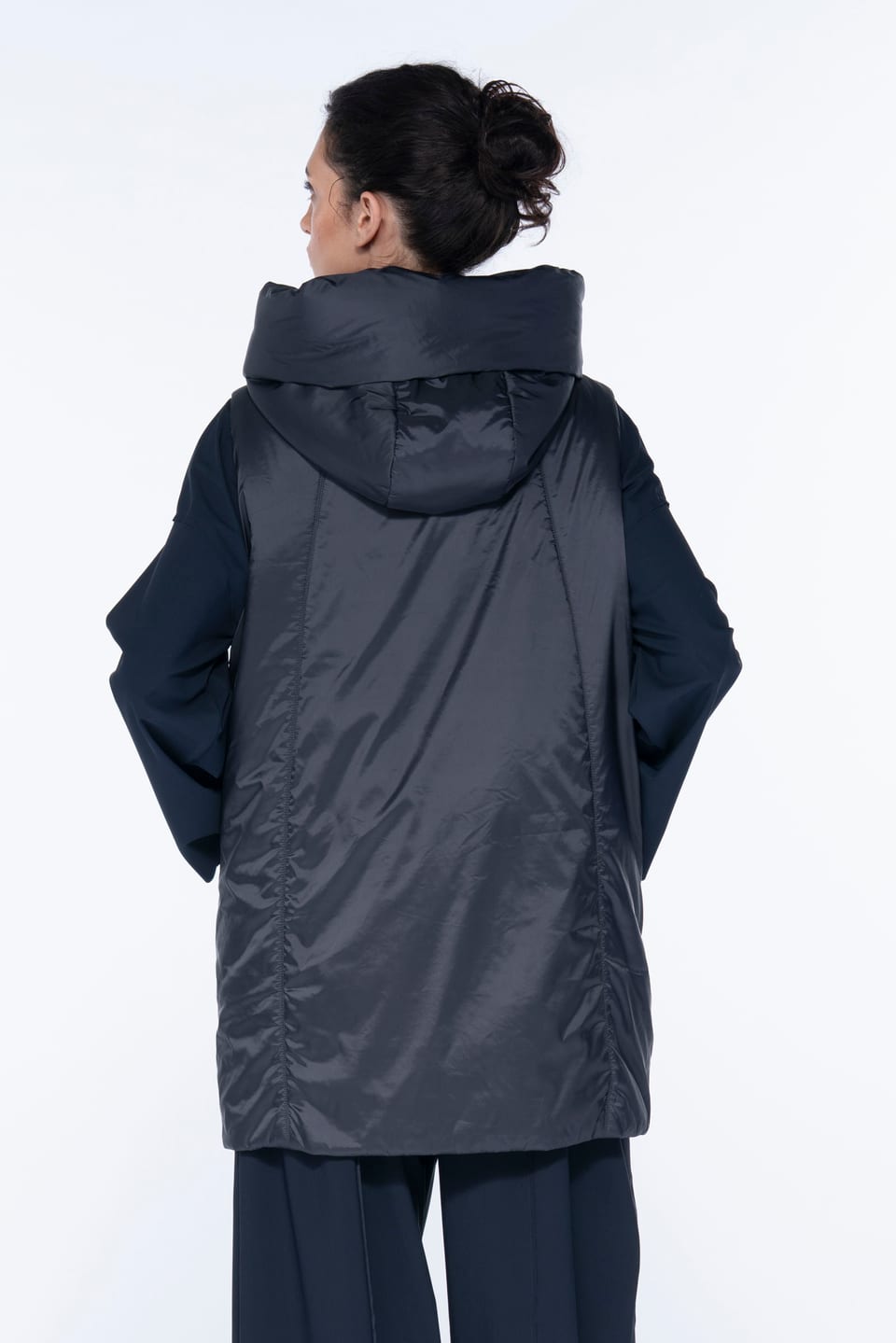 Vest 6690 - Padded outdoor taffeta - 490NAVY - 10260710690