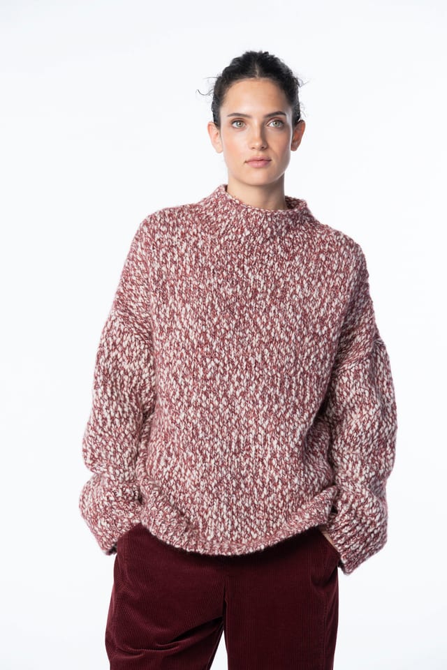 Pullover 6702 - Virgin wool alpaca blend - 360SYRAH - 10260710702