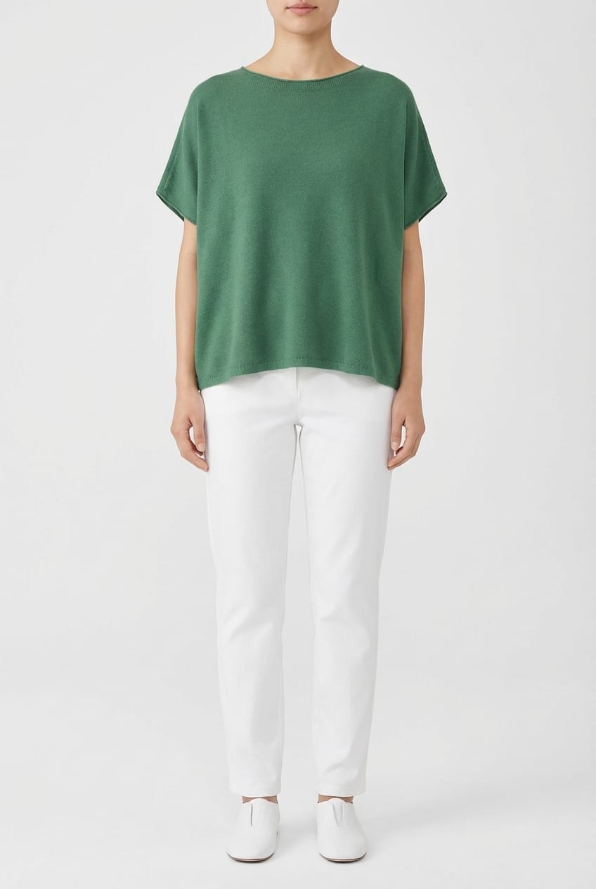 Pullover 6706 - Pure merino wool - 640MYRTLE - 10260710706
