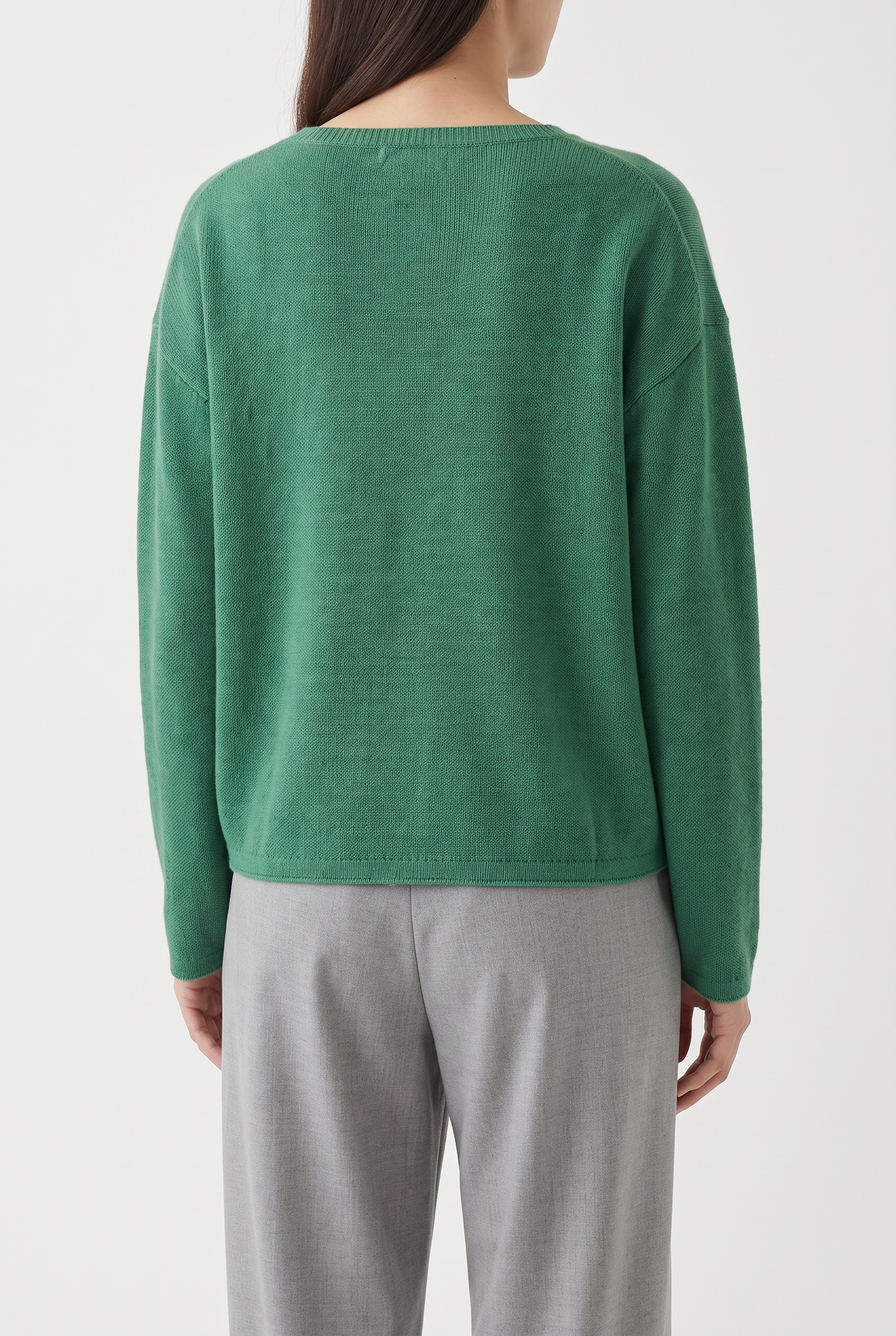Pullover 6708 640MYRTLE Pure merino wool