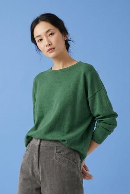 Pullover 6708 - Pure merino wool - 640MYRTLE - 10260710708