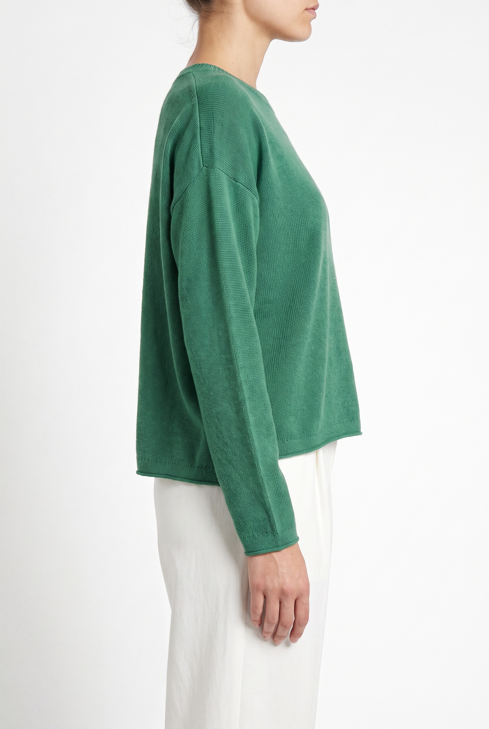 Pullover 6708 640MYRTLE Pure merino wool