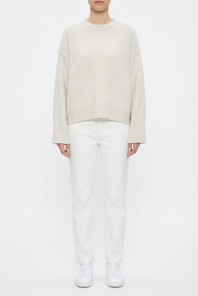 Pullover 6715 - Merinowol - 120ECRU - 10260710715