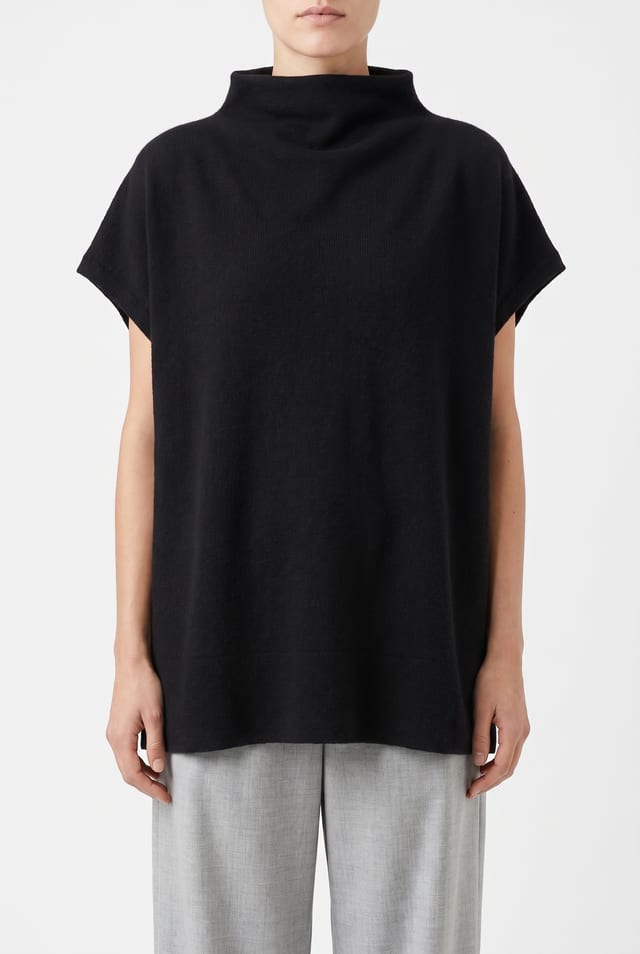 Pullover 6717 - 100% merino wool - 990BLACK - 10260710717