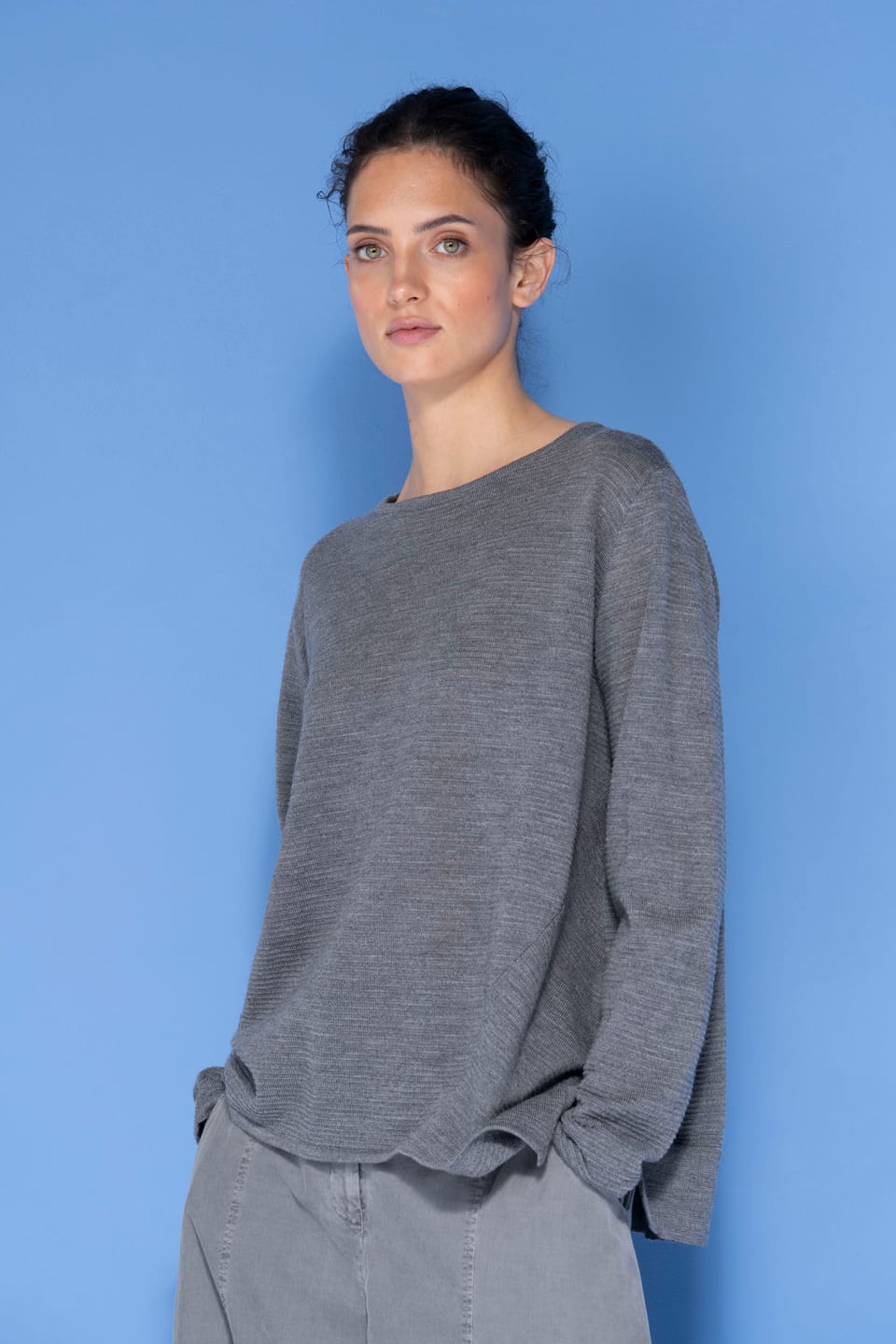 Pullover 6719 - Pure merino wool - 960CADMIUM - 10260710719