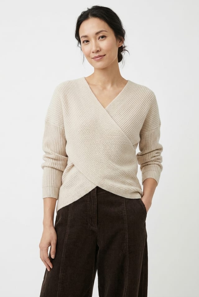 Pullover 6721 - Směs panenské vlny s buklé - 120ECRU - 10260710721
