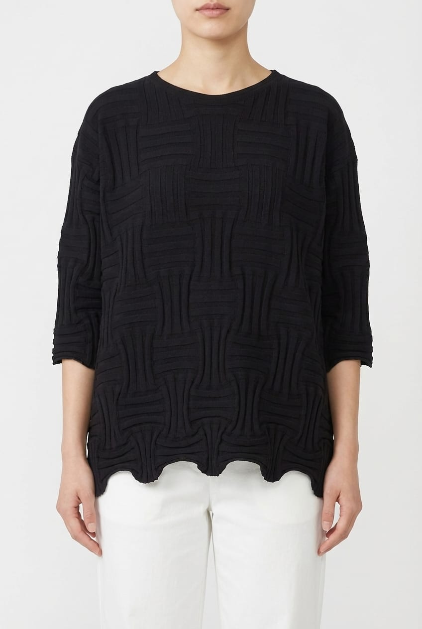 Pullover 6724 - Viscose blend - 990BLACK - 10260710724