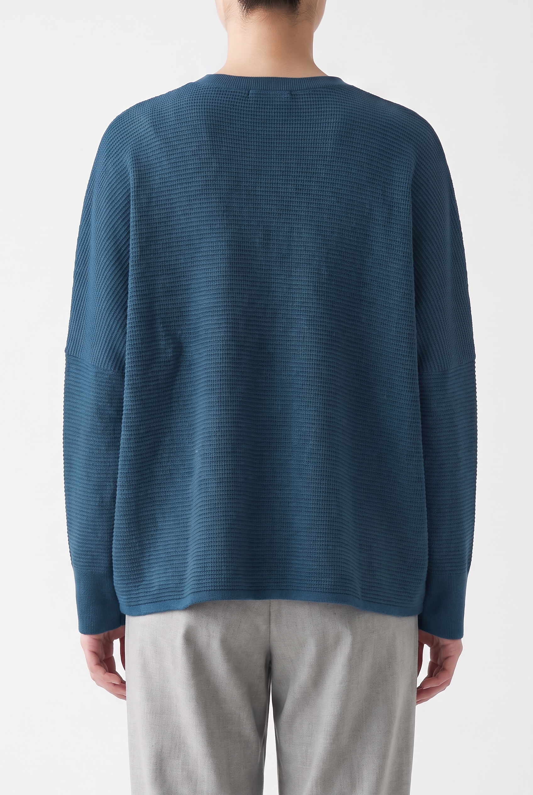 Pullover 6725 Turquoise Pure merino wool