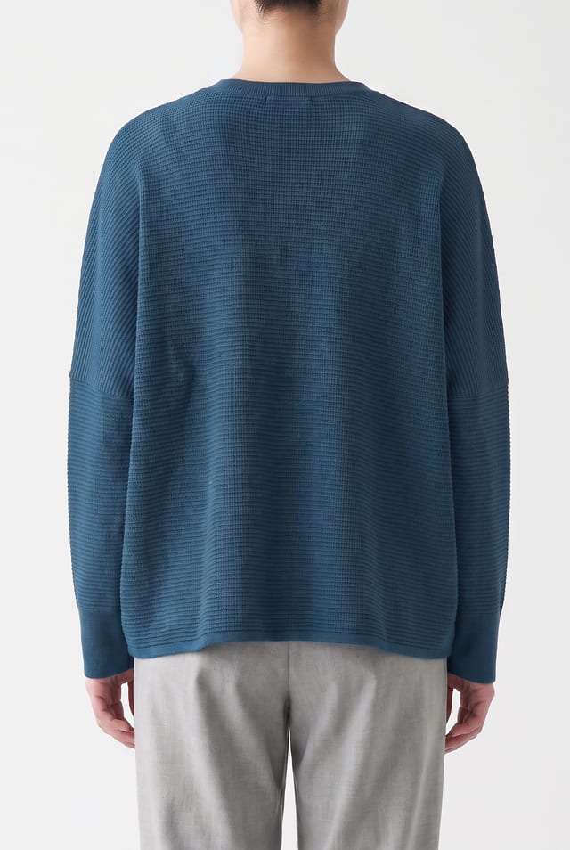 Pullover 6725 - Pure merino wool - 580TEAL - 10260710725