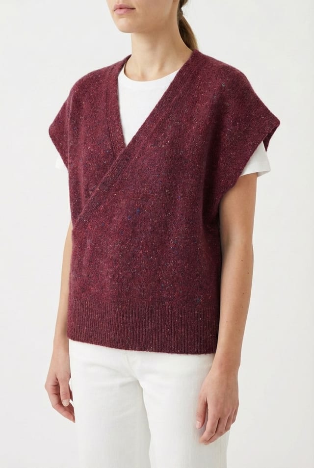 Slipover 6727 - Cotton alpaca blend - 360SYRAH - 10260710727