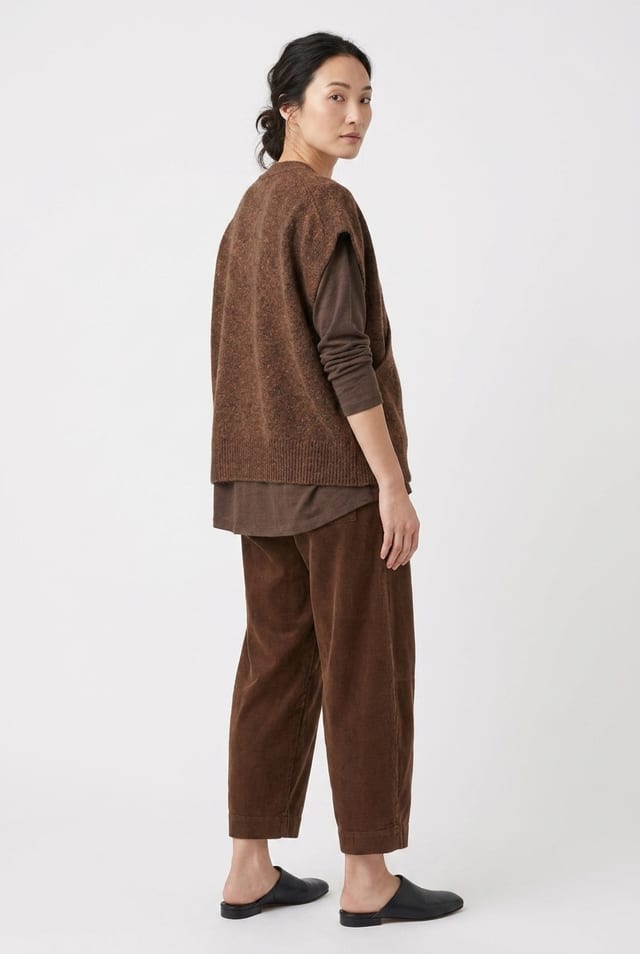 Slipover 6727 - Cotton alpaca blend - 860WOOD - 10260710727