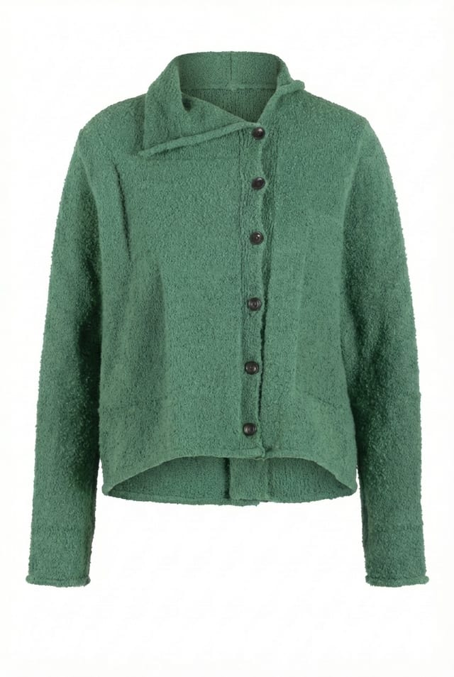 Jacket 6740 - Bouclé cotton blend - 640MYRTLE - 10260710740