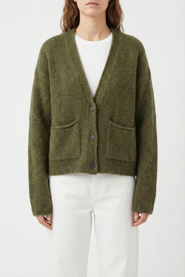 Veste 6742 - Mélange d'alpaga brossé - 750MEADOW - 10260710742
