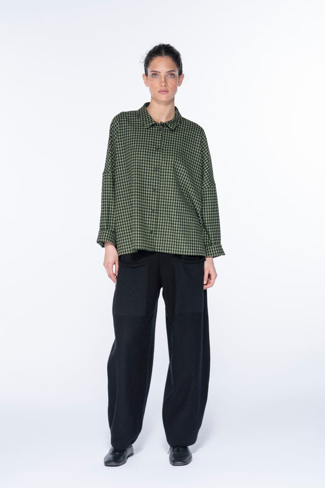 Trousers 6760 - 100% merino wool - 990BLACK - 10260710760