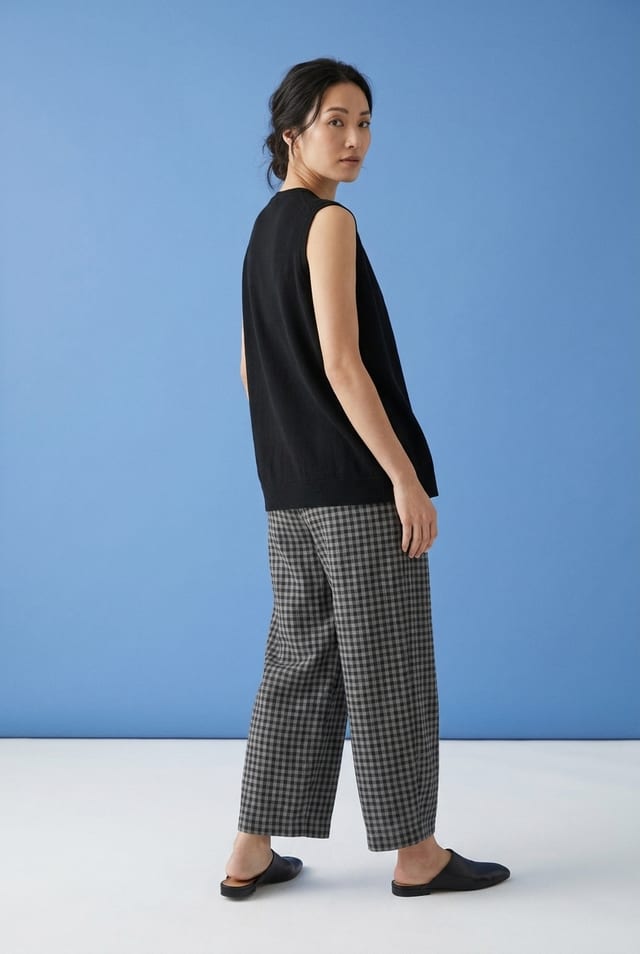 Vest 6781 - Pure merino wool - 990BLACK - 10260710781