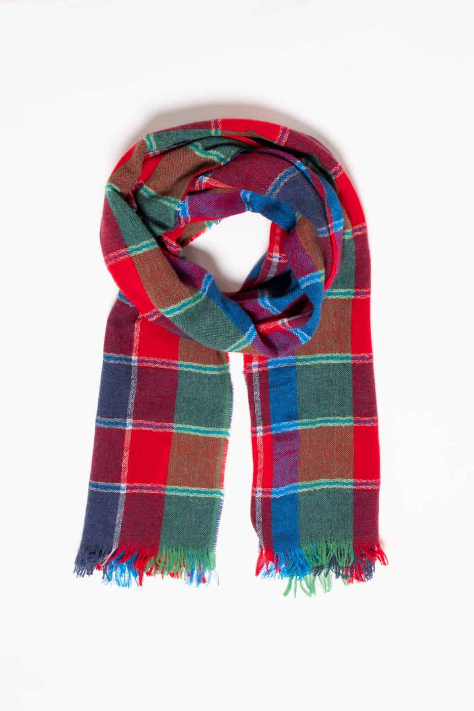 Scarf 6901 - Precious wool blend - 350SCARLET - 10260710901
