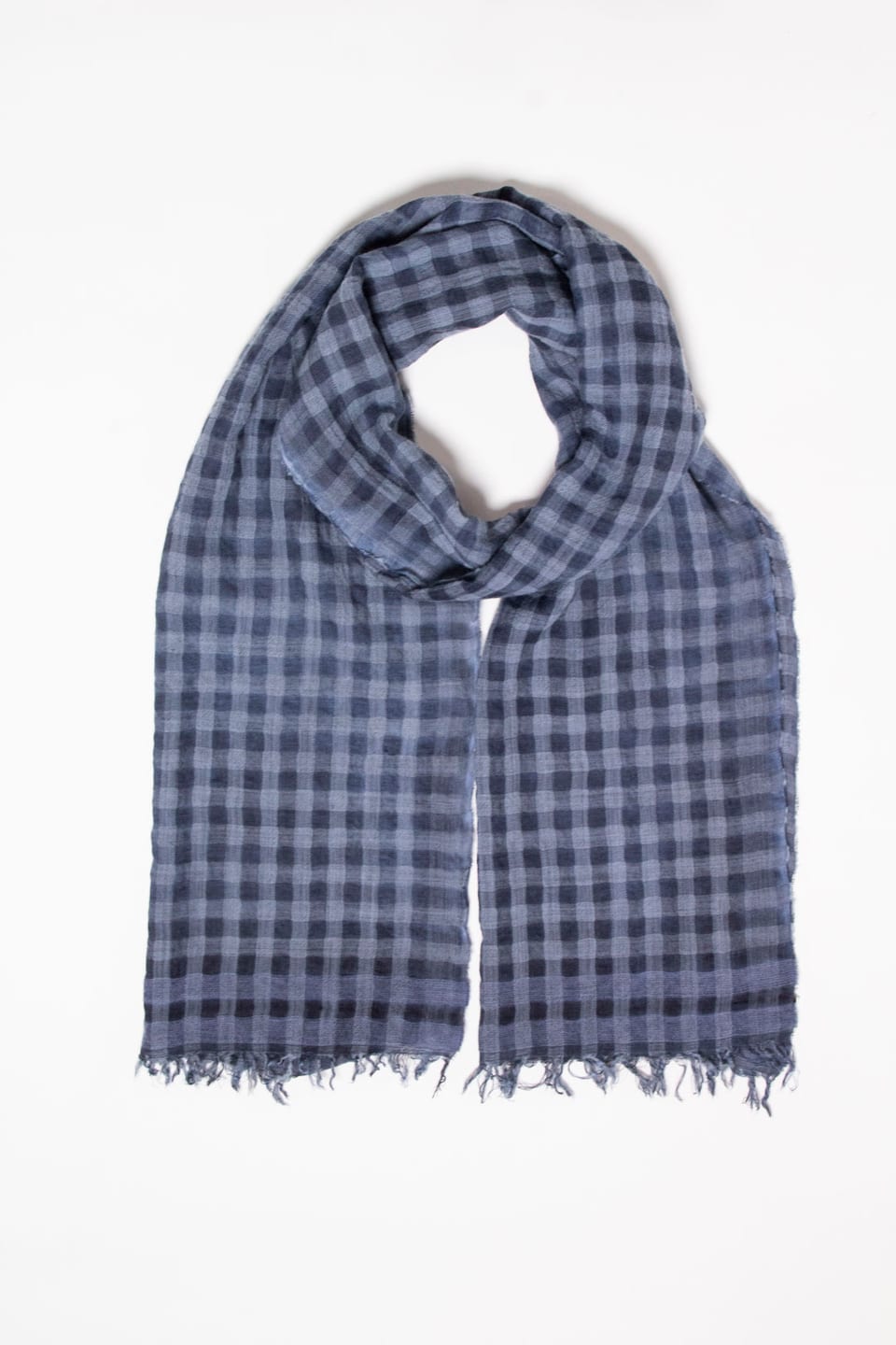 Scarf 6902 - Virgin wool-modal blend - 560INDIGO - 10260710902