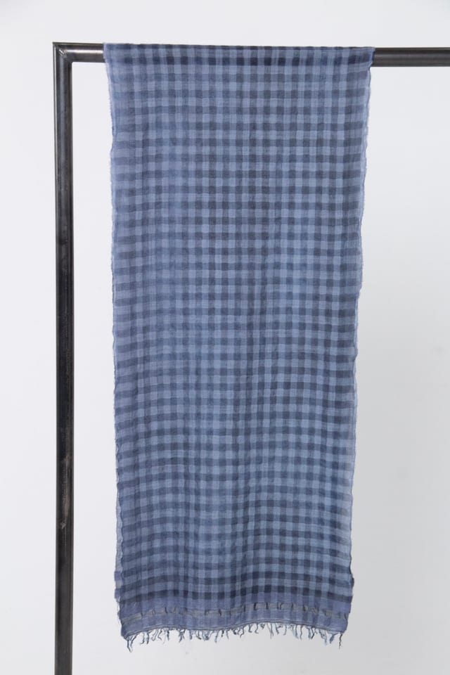 Scarf 6902 - Virgin wool-modal blend - 560INDIGO - 10260710902