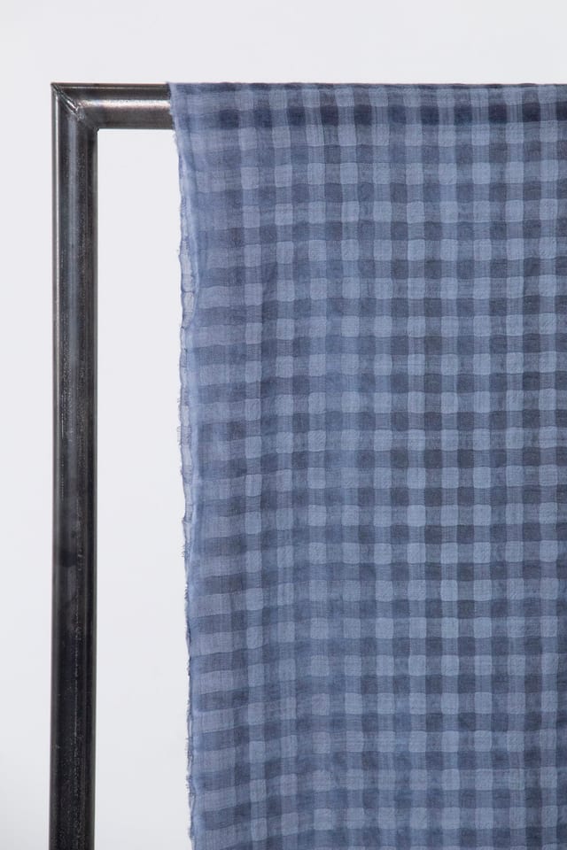 Scarf 6902 - Virgin wool-modal blend - 560INDIGO - 10260710902