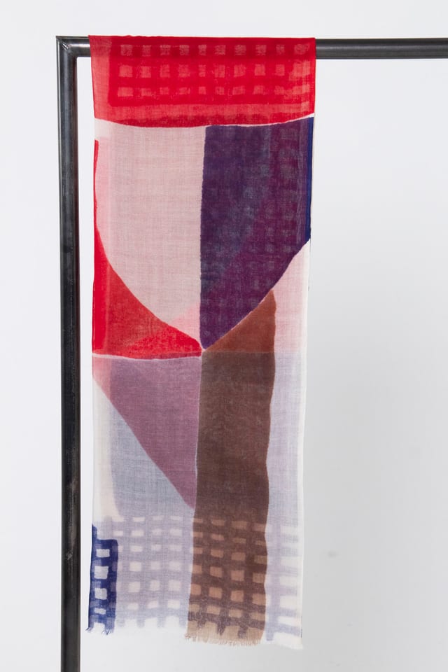 Scarf 6904 - Mulesing-free wool - 120ECRU - 10260710904