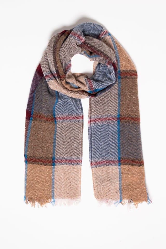 Scarf 6909 - Luxurious virgin wool blend - 360SYRAH - 10260710909