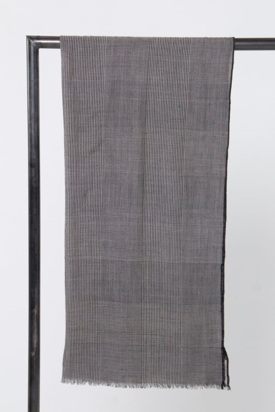 Foulard 6912 - Mélange de laine et de coton - 990BLACK - 10260710912