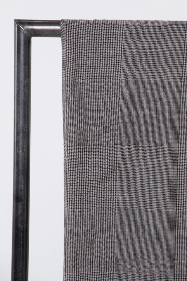 Foulard 6912 - Mélange de laine et de coton - 990BLACK - 10260710912
