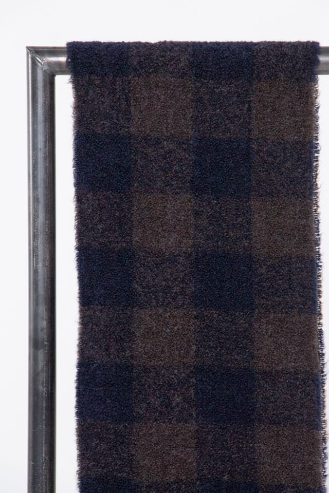 Foulard 6913 - Mélange d'alpaga, de laine vierge et de polyester recyclé - 890CHOCO - 10260710913