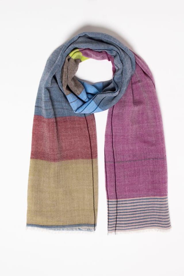 Scarf 6916 - Pure wool - 370AMETHYST - 10260710916