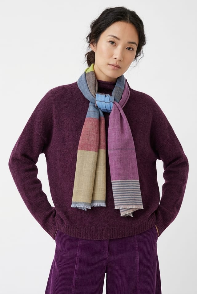 Sjaal 6916 - Wol - 370AMETHYST - 10260710916