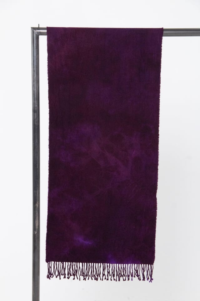 Foulard 6918 - pure laine vierge - 370AMETHYST - 10260710918